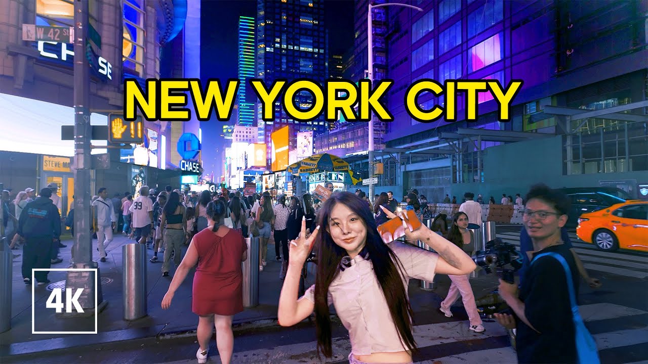 New York, Amerika Serikat | Manhattan | Jelajah Kota Santai 4K