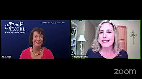 Its Time to Excel with Jo Heather Dodson Living ou...