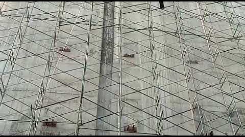 Hframe Scaffolding Done With Safety 140 MTR Height