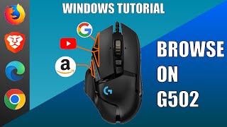 How to Program Logitech G502 Hero Buttons for Web Browsing screenshot 2