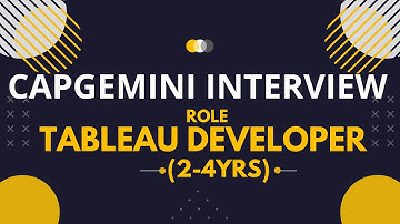 Capgemini Interview Experience  #interviewquestions ,#tableauinterview  #tableaudeveloper