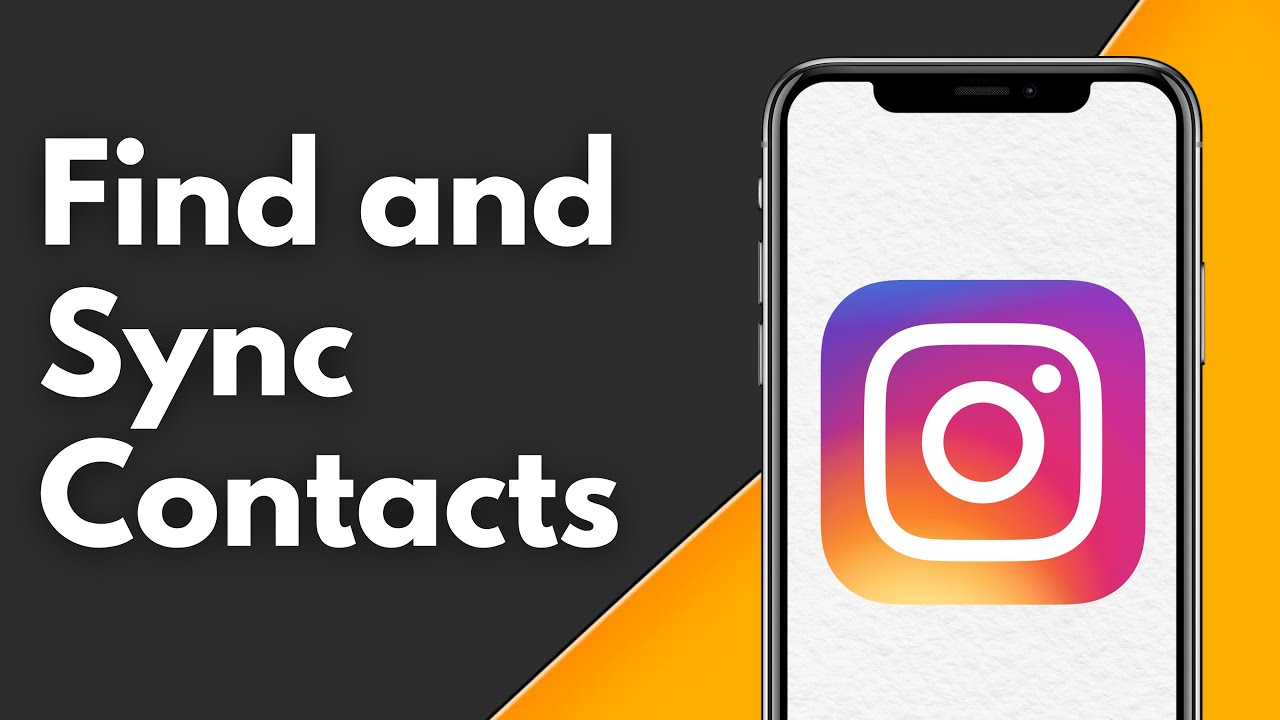 How to Find and Sync Contacts on Instagram - YouTube
