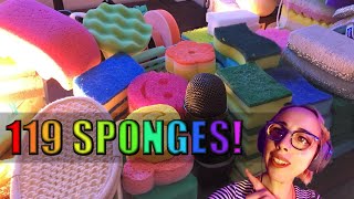 ASMR | Dry Squeezing (Almost) Every Sponge I Own! | No Talking, Just Squeezing