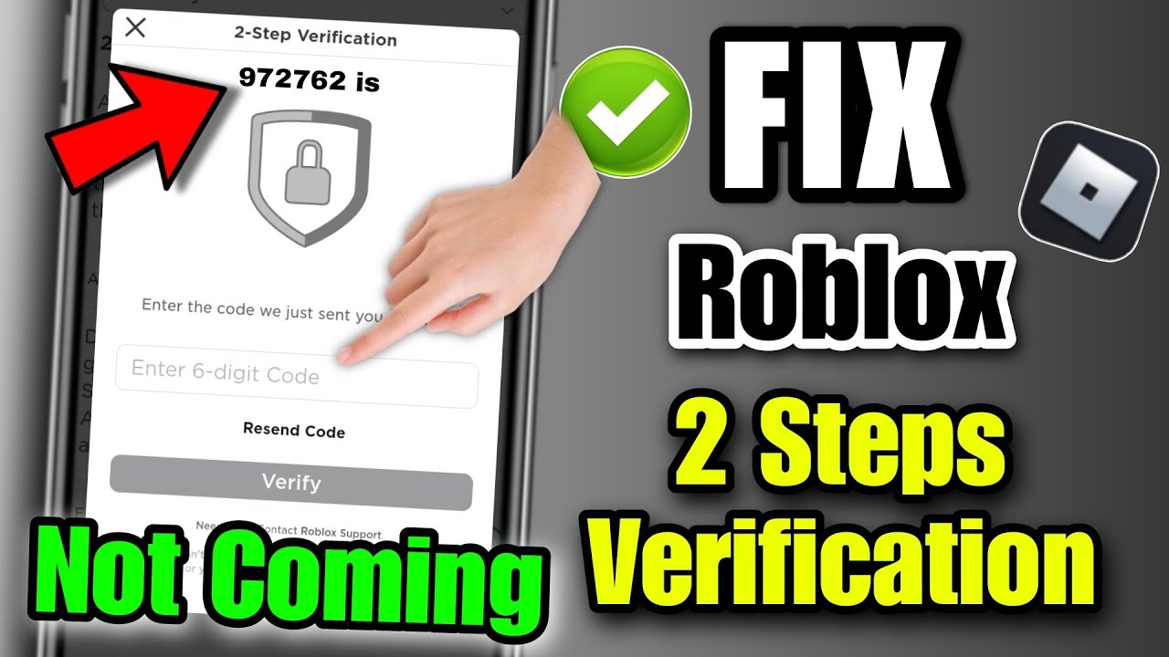how to fix roblox 2 step verification not sending email | roblox 2 step ...