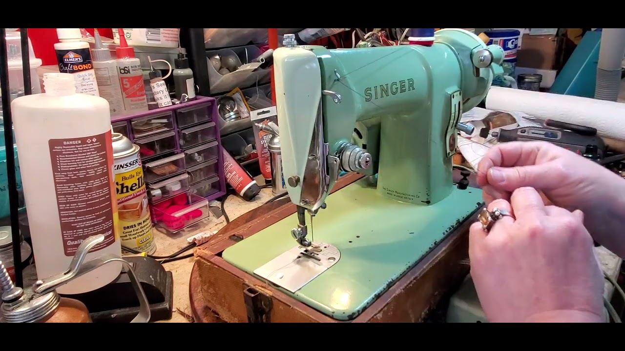 The Singer 185 Portable Sewing Machine