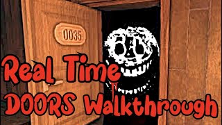 Real Time DOORS Walkthrough - Gamplay