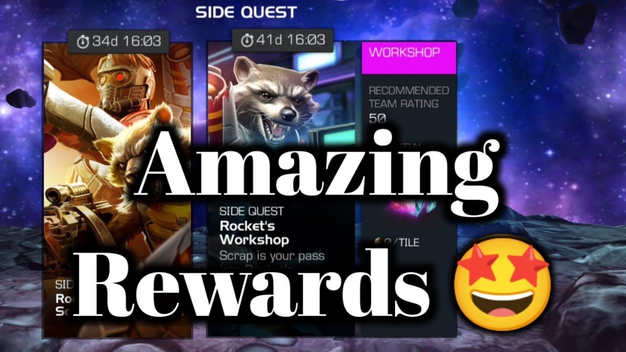Side Quest Rocket's Workshop • Amazing Reward. 🤩 • Mcoc Ishvalangaming • Mcoc Rocket's Workshop