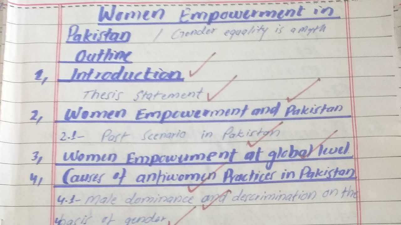 essay on gender equality in pakistan