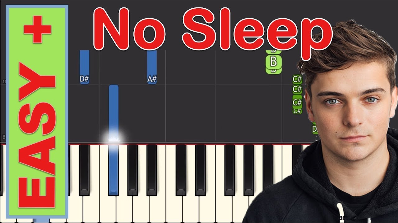 No Sleep 'EASY+' Piano Tutorial (Martin Garrix ft. Bonn) - by SPW