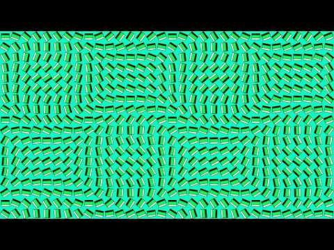 Illusion of motion induced by changing background color only