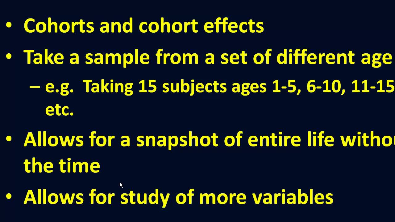 Longitudinal v Crosssectional Studies YouTube