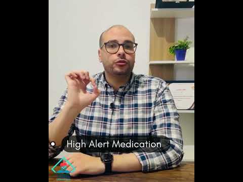 High Alert Medication 💉🧪 & LASA ( Look alike sound alike medication)