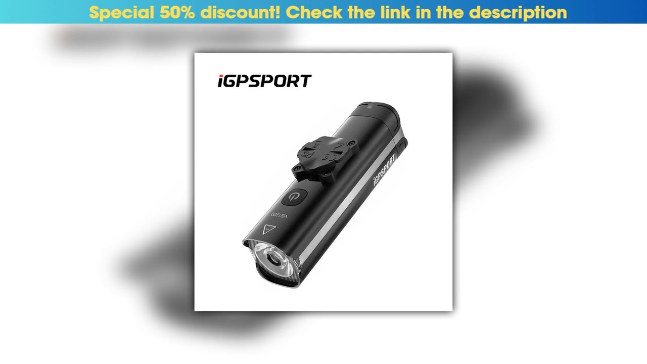 First Look iGPSPORT VS1200 Bike Light Smart Bicycle Headlight for MTB/Road Bikes High Brightness Cy