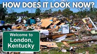 This Kentucky town was DESTROYED by a tornado last year - how is it now? - London & Corbin KY 🇺🇸