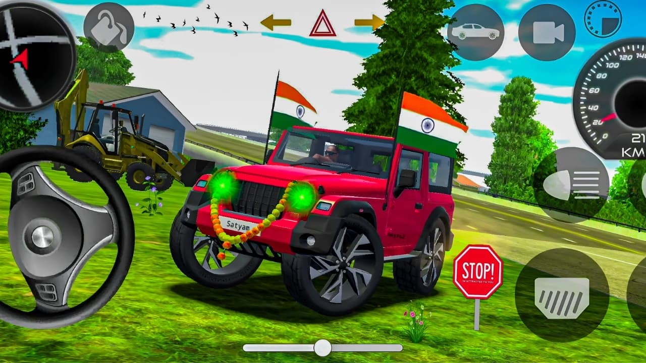 Dollar (Song) Modified Mahindra Thar😈 || Indian Car Simulator 3D || Android Gameplay Cars 3D #Games​
