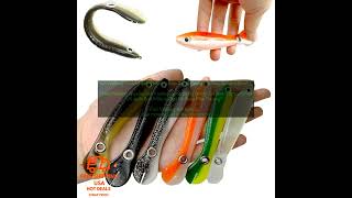 1005004226105825 Fish Walking 5pcs lot Soft Fishing Lures 2g 6g Swing Tail Bait Silicon