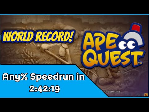 World Record Ape Quest Speedrun - 2:42:19