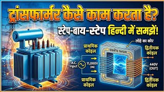 ट्रांसफार्मर कैसे काम करता है? Transformer Working Principle Explained in Hindi | Electrical Basics
