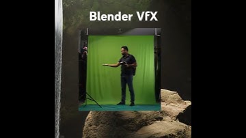 Realistic Cave Scene VFX Breakdown | Blender | Greenscreen #3danimation #travel #cgrender