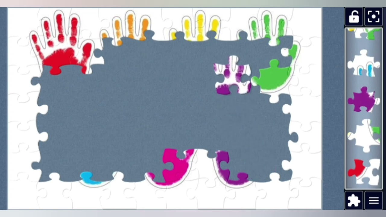 Rainbow Handprints Art 🎨🖐️ jigsawpuzzle 🧩✨ @puzzlemaster1034 