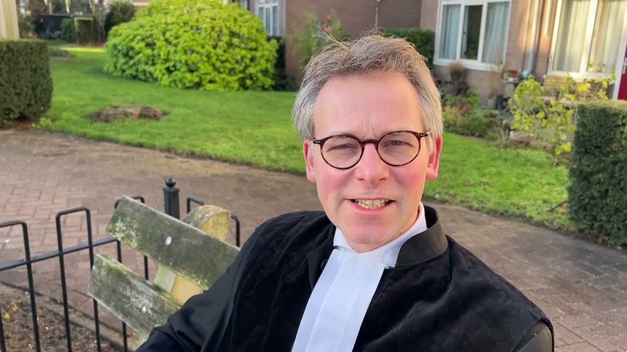 Dominee Gerco Lock geeft een groot feest