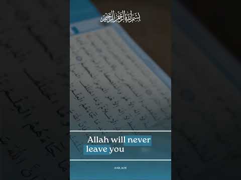 Allah will never leave you by @AR_APE