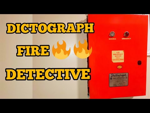 VINTAGE DICTOGRAPH FIRE DETECTIVE DETECTOR|| MODEL 55 - 0
