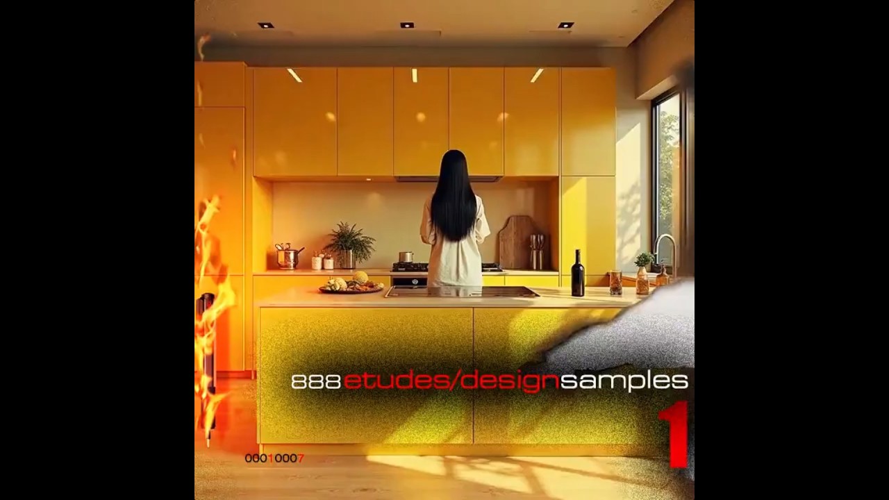 ◼️ 00010007 Modern Cabinet & Kitchen Design Etude/Sample