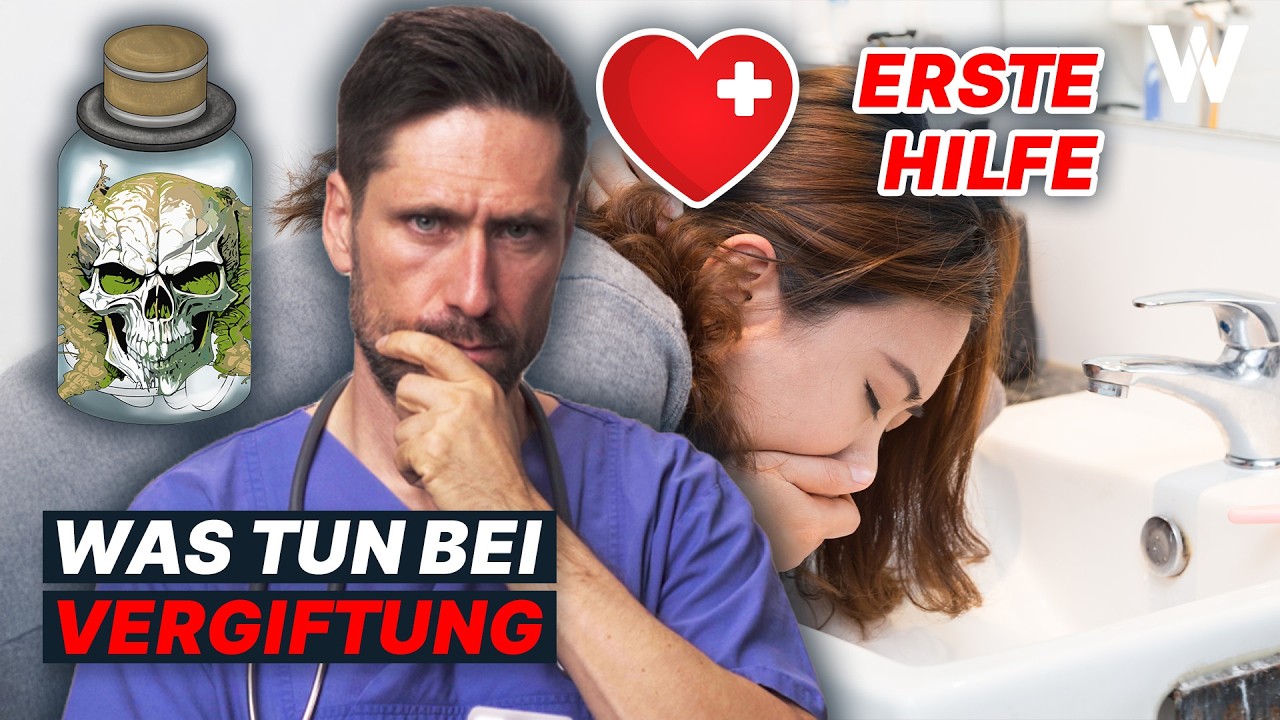 Vergiftung durch Lebensmittel, Reinigungsmittel etc: Typische Anzeichen, das solltest du sofort tun