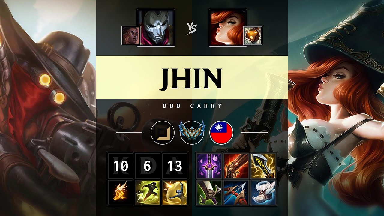 Jhin ADC vs Miss Fortune - TW Challenger Patch 25.07