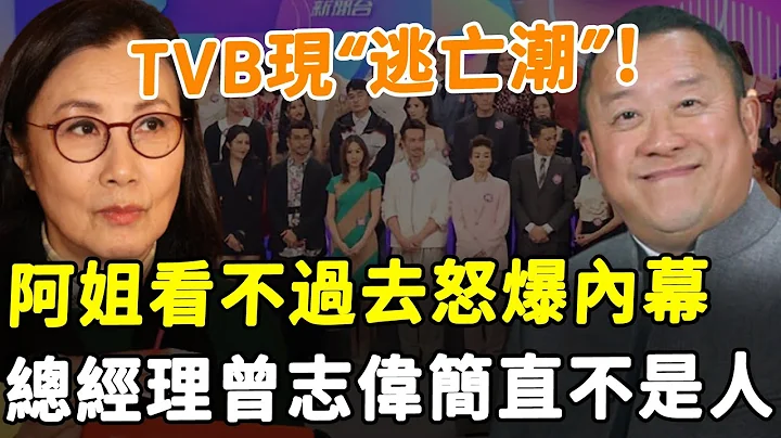 TVB再現「逃亡潮」！僅三天20多位藝人宣布離巢！阿姐汪明荃看不過去怒爆內幕，總經理曾志偉簡直不是人！#HK資訊 - 天天要聞