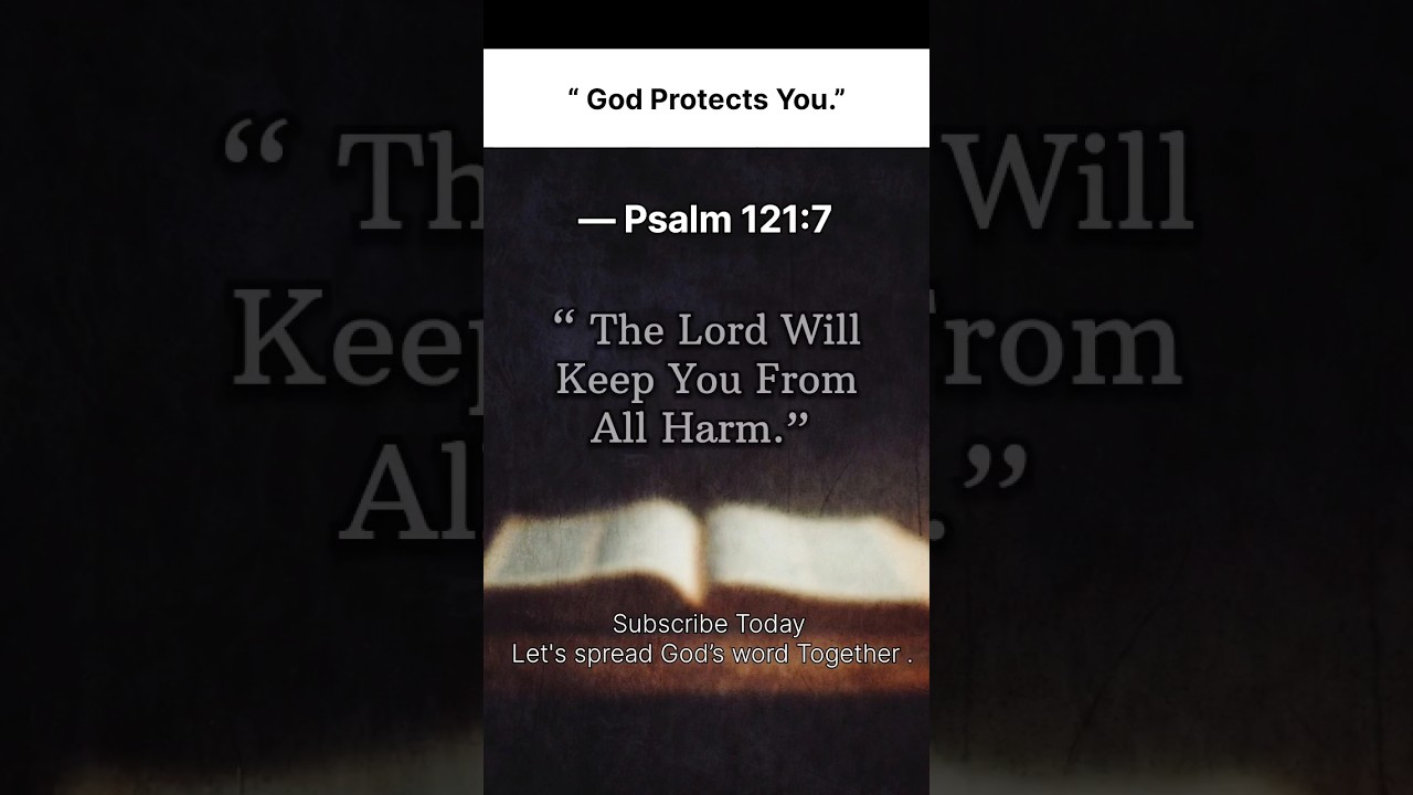 &ldquo;The Lord will keep you from all harm.&rdquo; &mdash; Psalm 121:7 #jesus #biblevers