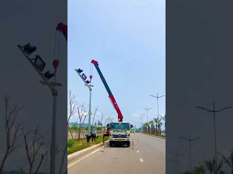 Video Thi công đèn giao thông chớp vàng năng lượng mặt trời - youtube
