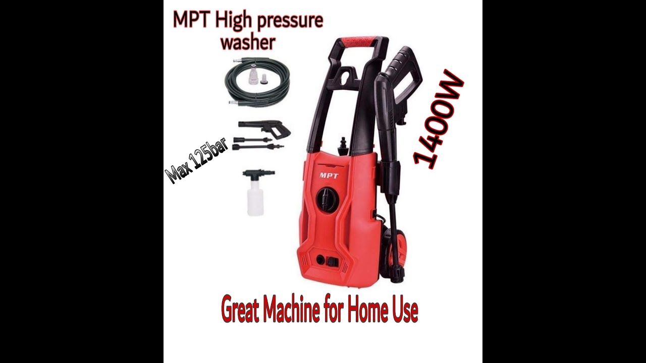 MPT High pressure Washer Machine Unboxing and Testing - YouTube