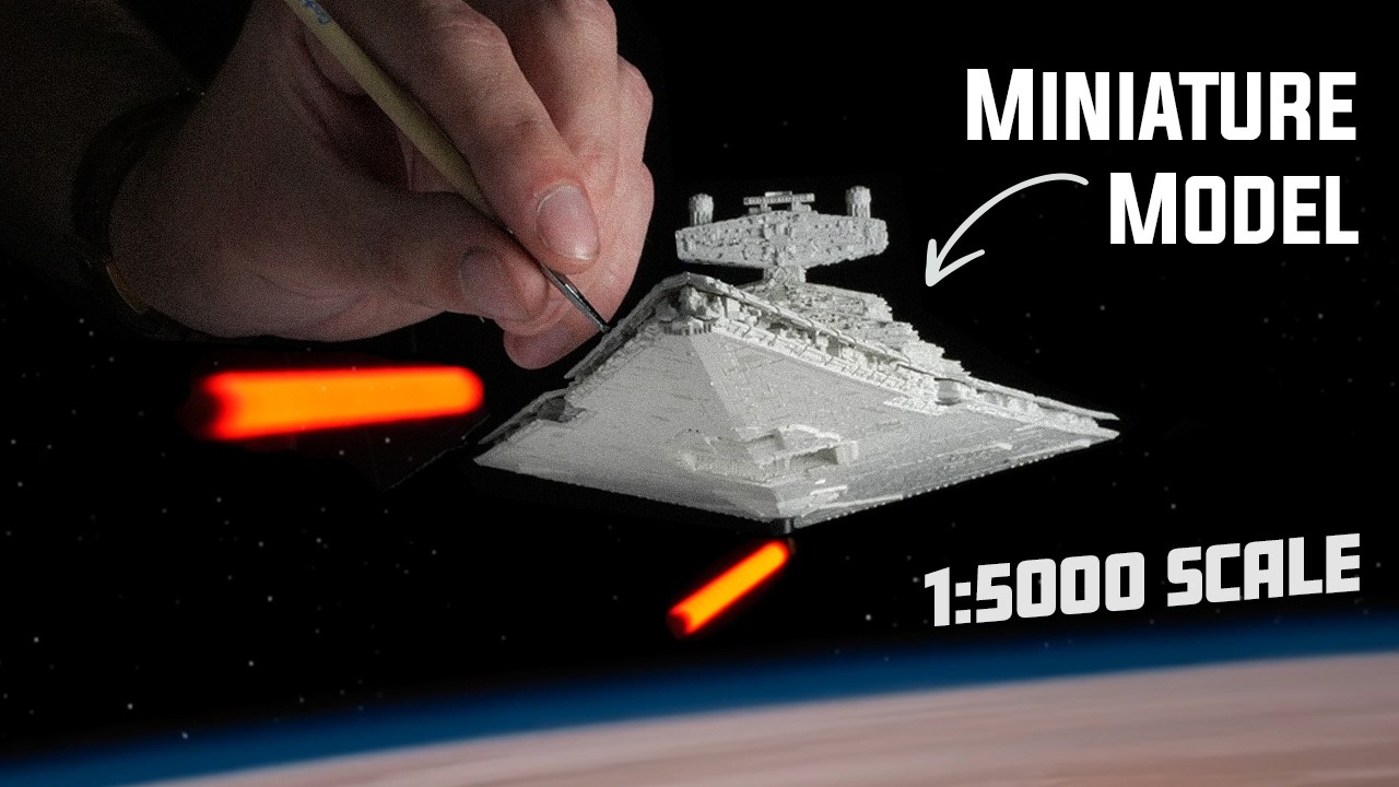 Recreating the Original Star Destroyer | Bandai 1/5000 Build - YouTube