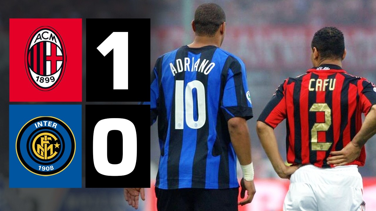 QUESTO ERA IL DERBY! La PRIMAVERA del CALCIO ITALIANO | MILAN vs INTER 05/06