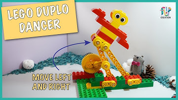 A LEGO DUPLO Dancer with LEGO Education Early Simple Machines Set 9656