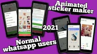 Whatsapp animated sticker maker [Gif][video]|Add text |Edit frame|works for normal whatsapp as well screenshot 5