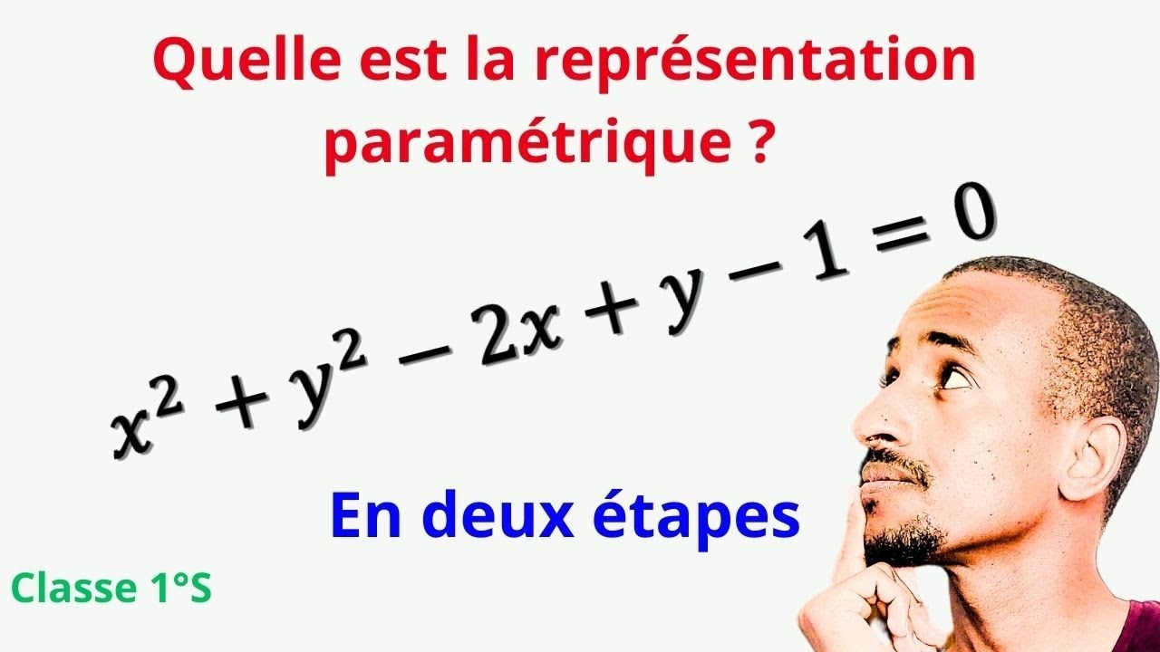 Représentation paramétrique d'un cercle