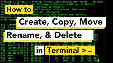 How to make a directory/folder using Mac/Linux Terminal | Create, Copy, Rename, Move and Delete