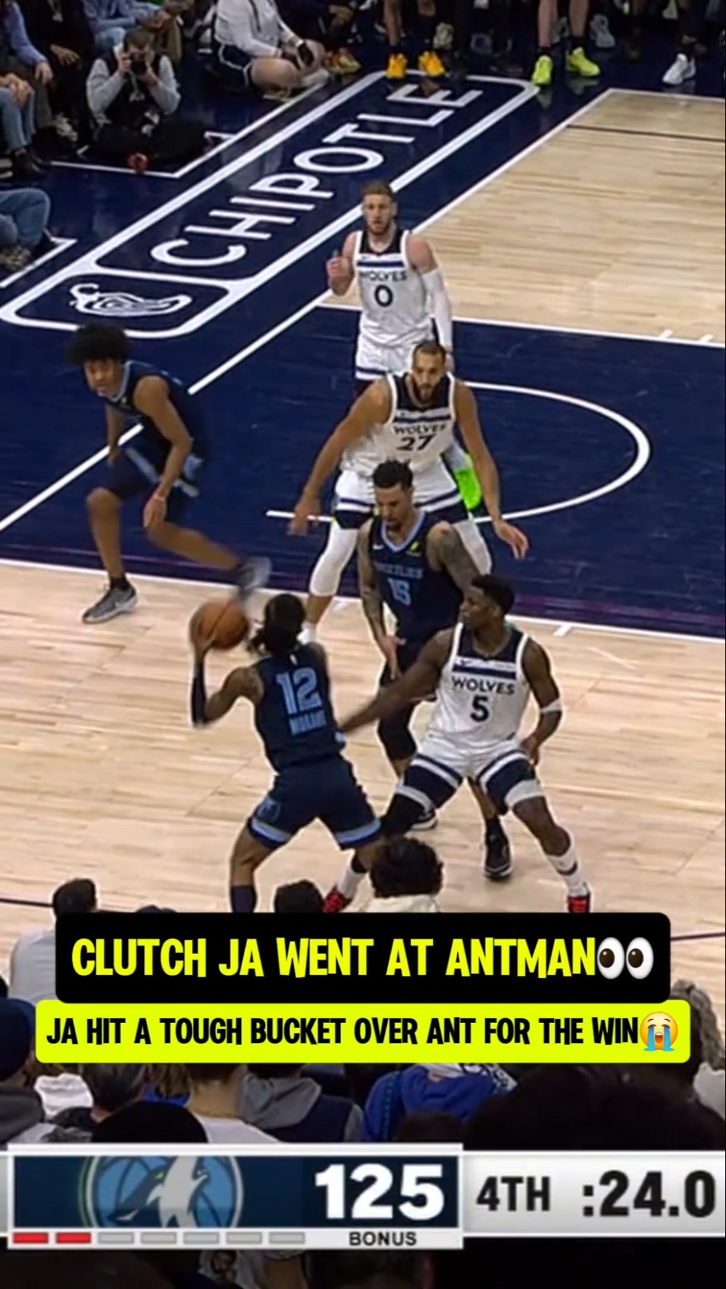 Antman couldn't stop Ja in the Clutch?