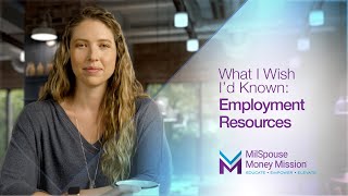 What I Wish I'd  Known: Employment Resources - Caitlin