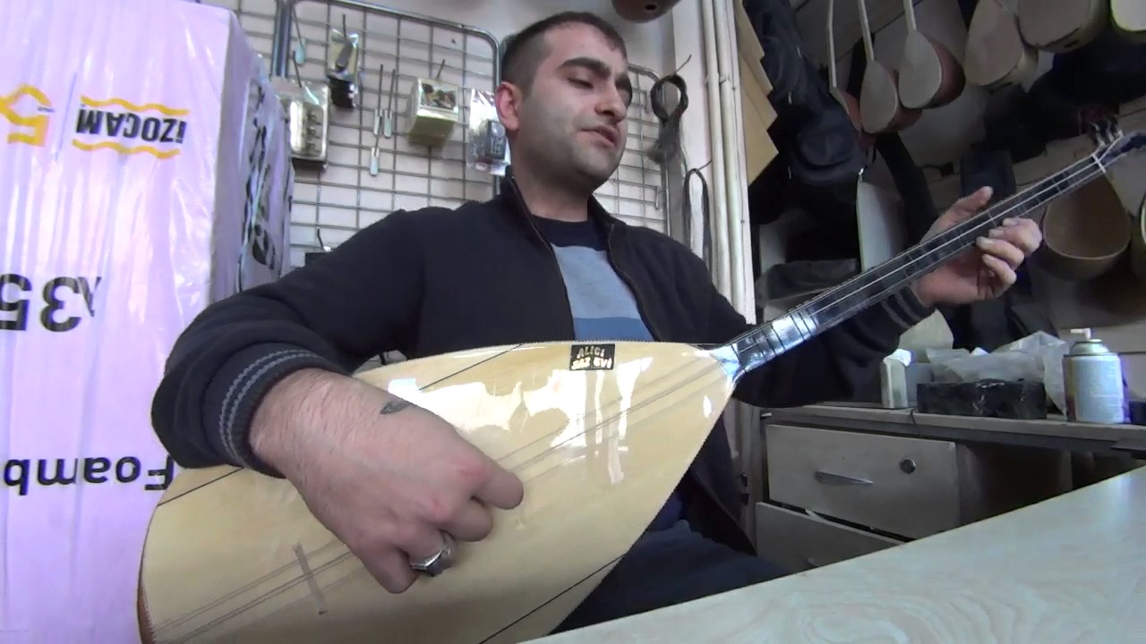 Ne senden geçerim ne meyhaneden Yusuf köse 46 tekne oyma GÜRGEN divan sazı alıcı saz evi