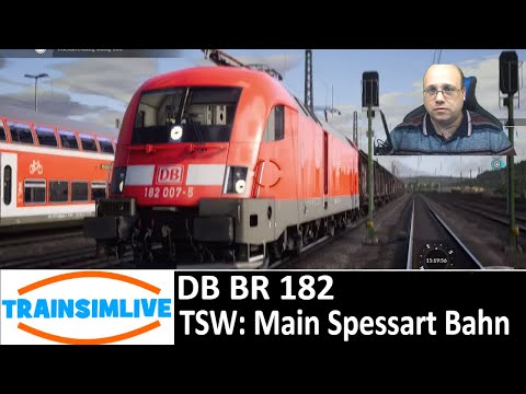 Train Sim World - DB 88125 - DB BR 182 On Main Spessart Bahn