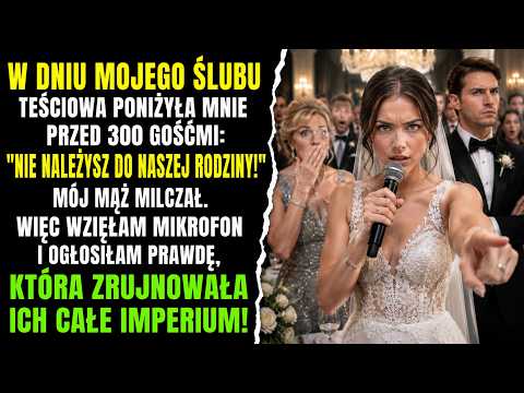 W dniu ślubu teściowie mnie obrazili — więc złożyłam oświadczenie...