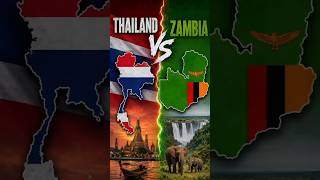 Thailand vs Zambia 🇹🇭🇿🇲 | Map Comparison | Geography, Population & Economy Comparison