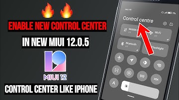 MIUI 12 New Control Center | How To Enable New Control Center In MIUI 12 |  Top Tech J