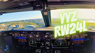 Boeing 737-8 MAX Landing in Toronto by Pilot View 1,495 views 8 months ago 4 minutes, 27 seconds