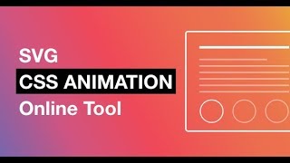 CC SVG Animation using Vivus instant Tool