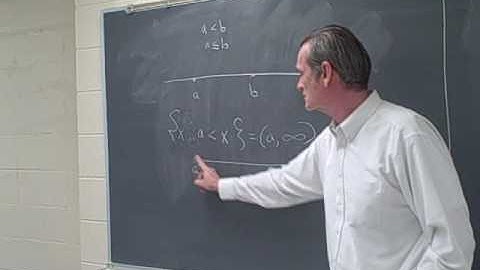 Precalculus Section 1.2 Introduction to the Real Numbers Part 2: Interval Notation